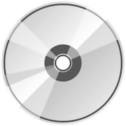 Compact Disc Grayscale Png