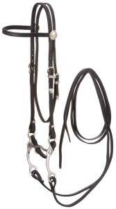 Details About Western Bridle Reins Headstall Horse Tack Silver Black