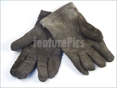 Dirty Work Gloves Clip Art