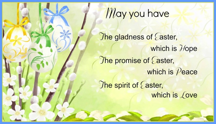 Easter Saying Poem Blessing   Quotes Hunger