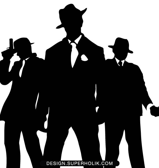 Go Back   Gallery For   Mobster Head Silhouette
