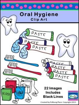 Oral Hygiene   Dental Care Clip Art