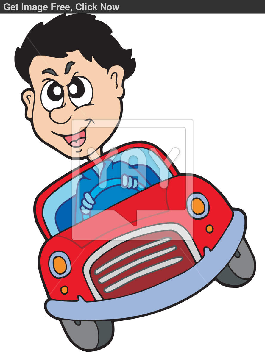 Pictures Man Driving Car Clip Art Vector Clip Art Online Royalty Free