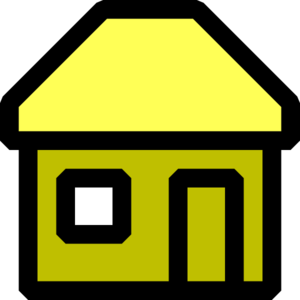 Yellow Home Clip Art At Clker Com   Vector Clip Art Online Royalty