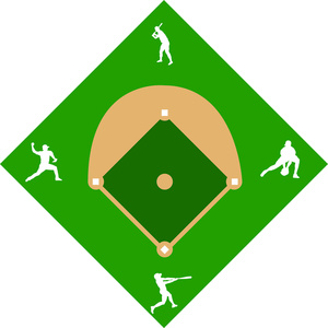 Baseball Field Clip Art   Free Vector Download