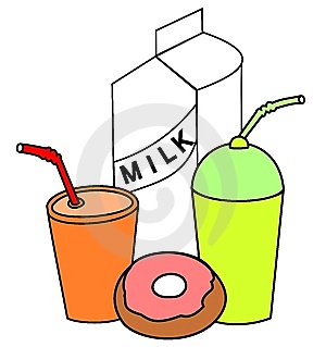 Drink And Food Clipart Stock Image   Image  7885121
