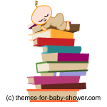 Free Book Themed Baby Shower Clip Art