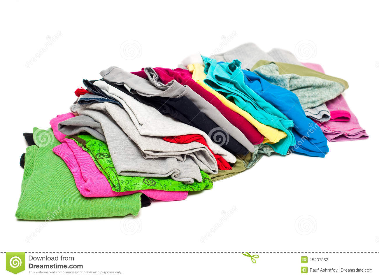 Messy Pile Of Woman Clothes Stock Photography   Image  15237862