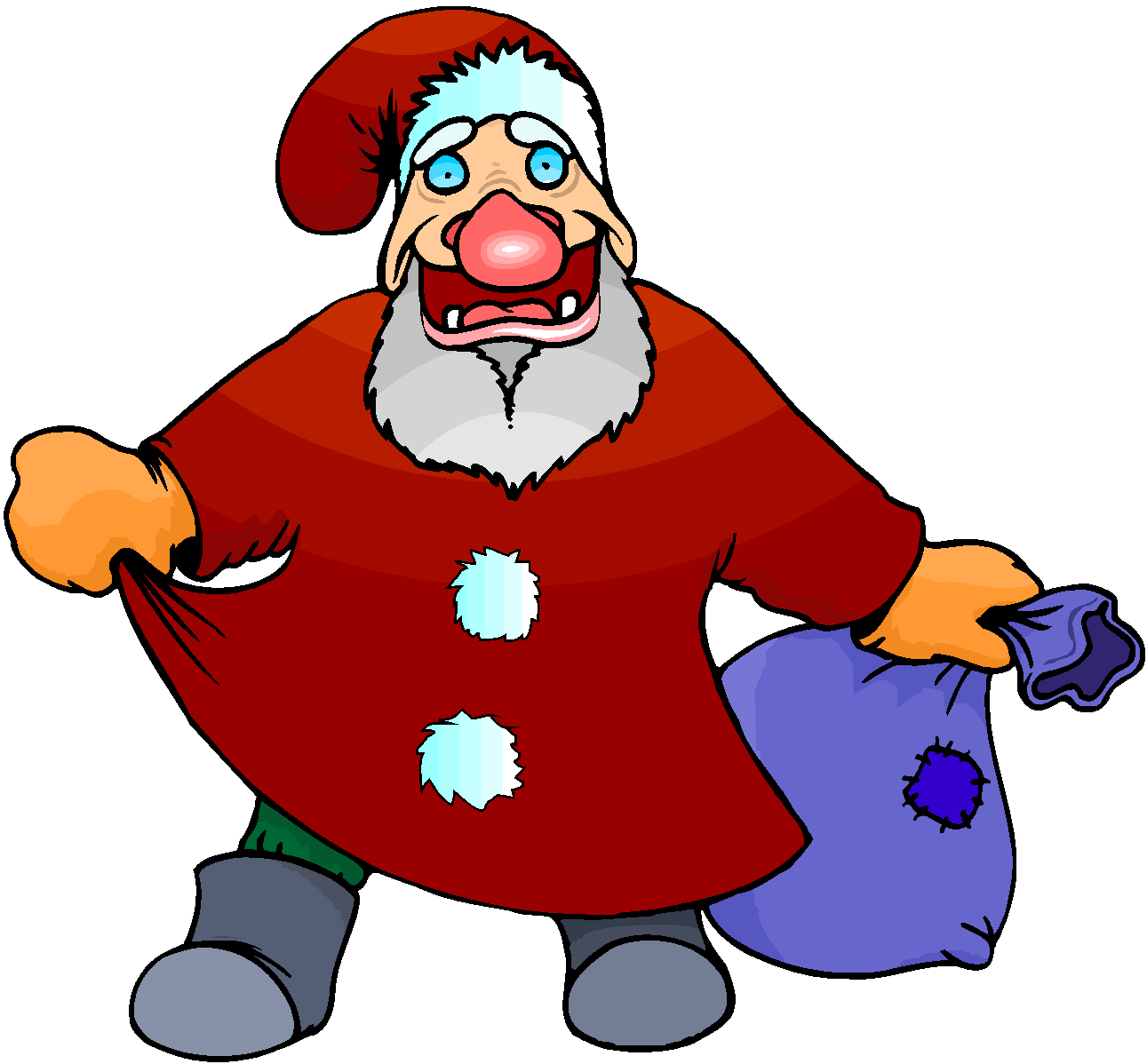 Microsoft Clipart This Is Santa Bring Some Present Free Clipart