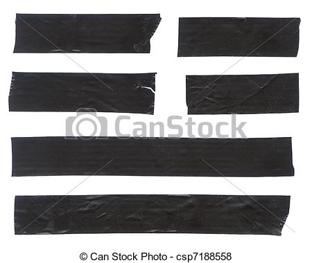Pictures Of Black Tape   Strips Of Black Electrical Tape Isolated On