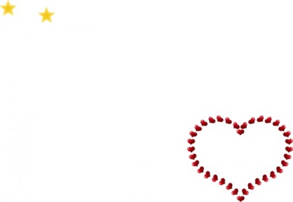 Red Heart Shaped Border With Little Hearts Clip Art Free Vector In
