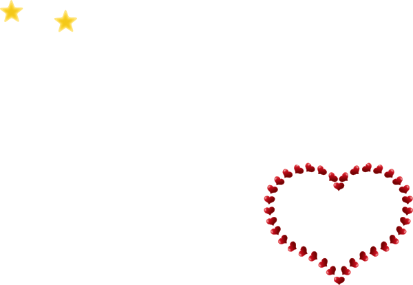 Red Heart Shaped Border With Little Hearts Svg Hi Png