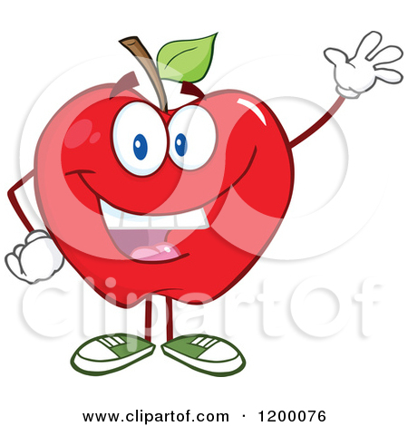 Royalty Free  Rf  Happy Apple Clipart   Illustrations  1