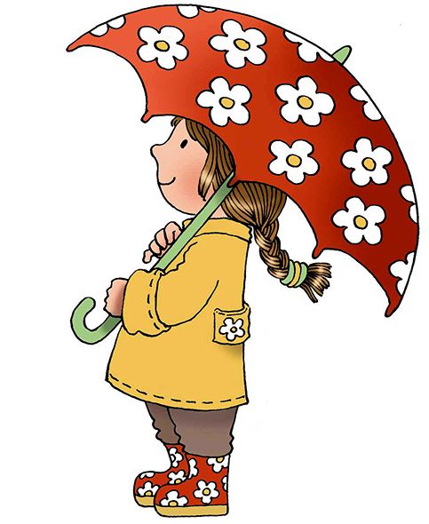 Umbrella Girl   Mary Hall   Professional Children S Illustrator
