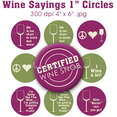Wine Enthusiast  You Can Find These Bottle Cap Graphics In My Art Fire