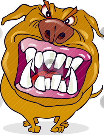 Bad Dog Stock Vector Clipart Cartoon Illustration Of Bad Dog By Igor