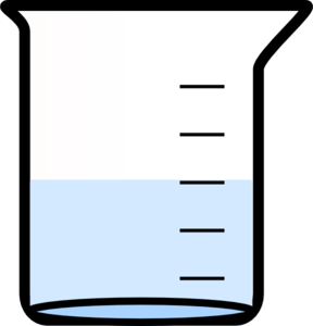 Beaker With Water Clip Art