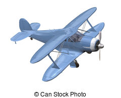 Biplane Illustrations And Clipart