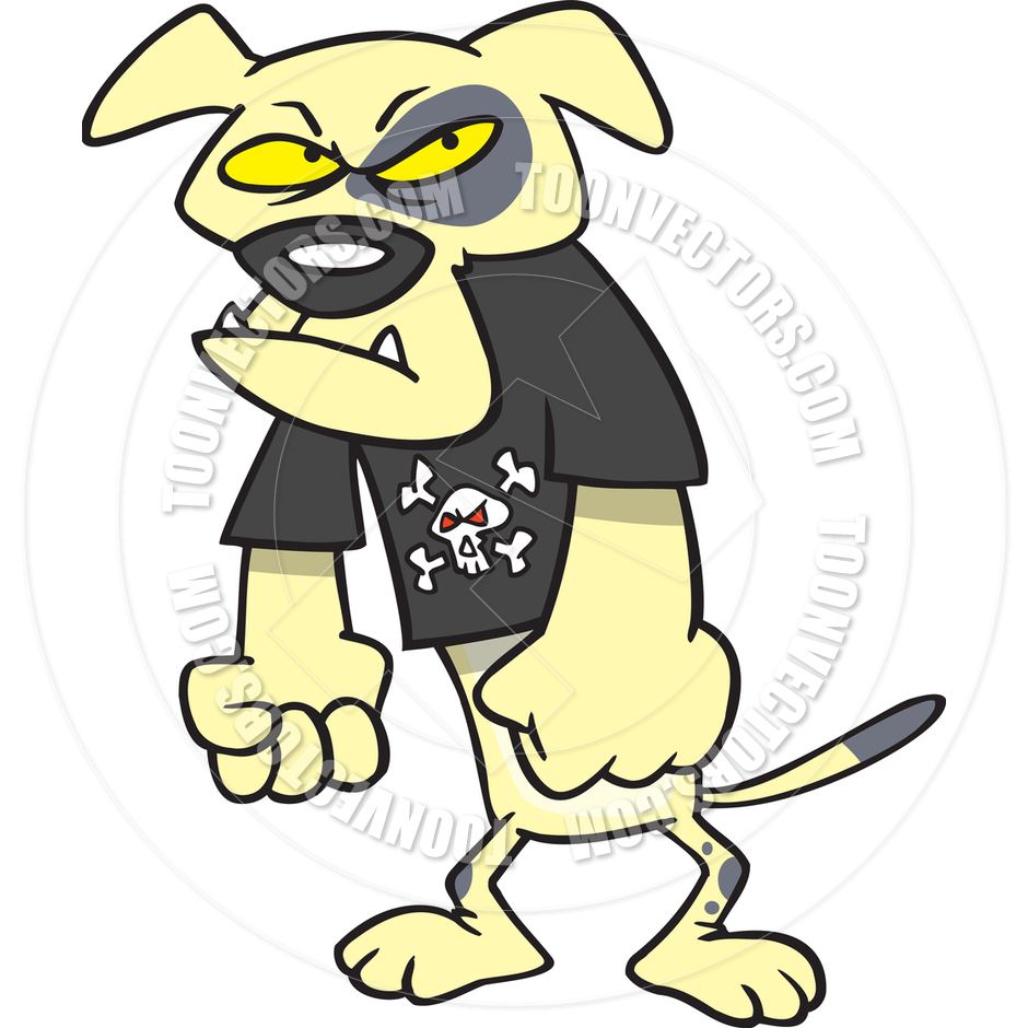 Cartoon Bad Dog By Ron Leishman   Toon Vectors Eps  9752