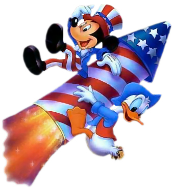 Celebrate The 4th Of July With Mickey And Donald