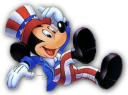 Disney Character 4th Of July Clipart Featuring Mickey Mouse And Donald