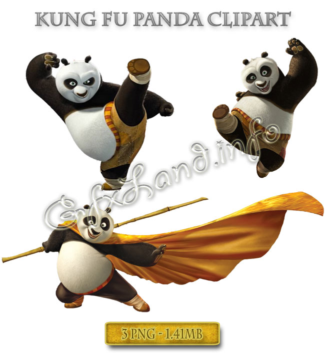 Kung Fu Panda Clipart