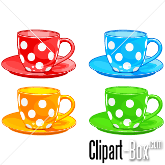 Related Colorful Coffee Cup Set Cliparts  17103 Png