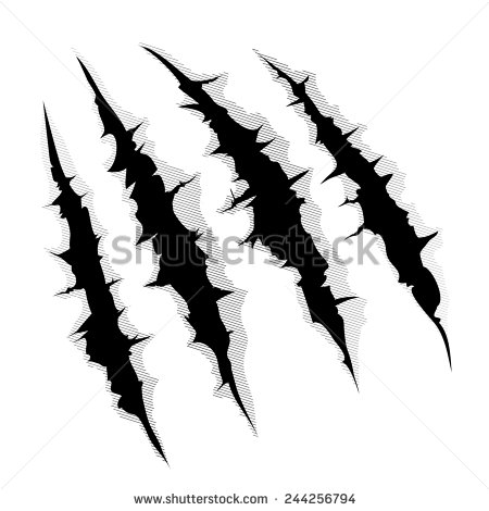 Stock Images Similar To Id 92424901   Claws Ripping Paper