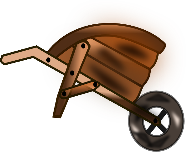 Wheelbarrow Clip Art At Clker Com   Vector Clip Art Online Royalty