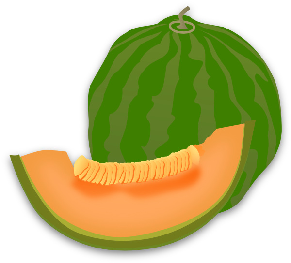Yummy Melon Clip Art At Clker Com   Vector Clip Art Online Royalty    