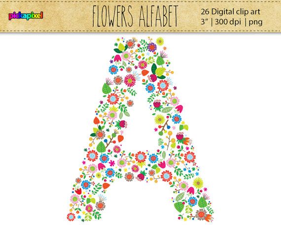 Art Floral Letters Clip Letter T Clipart