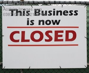 Business Closed Down Clipart   Business Closed Down Stock Photography