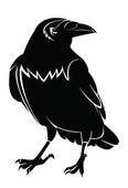 Crow Clip Art Eps Images  1347 Crow Clipart Vector Illustrations