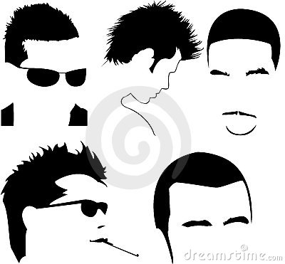 Haircut On Men Haircut Vector Collection Click Image To Zoom