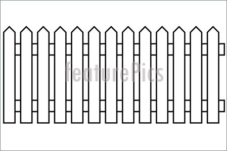 Illustration Of Fence    Fence Border Divider