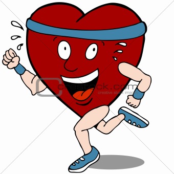 Image 4246750  Heart Cartoon Character Runner From Crestock Stock
