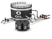 Oil Storage Tank   Royalty Free Clip Art