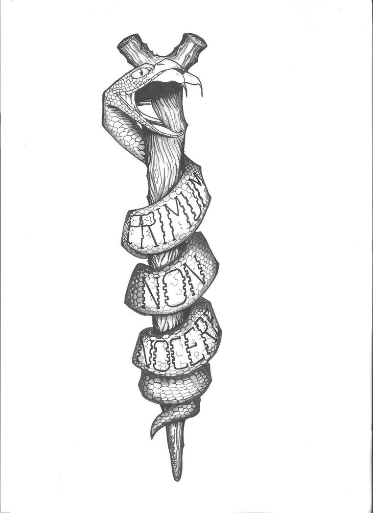 Rod Of Asclepius Tattoo Pictures