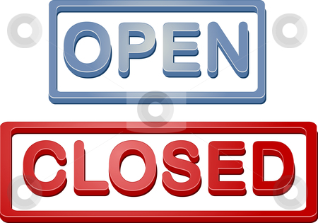 Shop Open Closed Sign Stock Photo Retail Shop Open Closed Store Sign