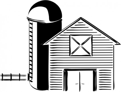 Silo Farming Grain Storage Tank Clip Art Free Vector In Open Office    
