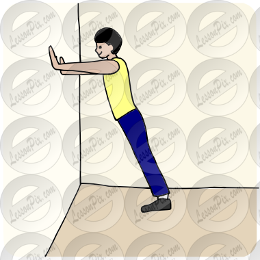 Ups Picture For Classroom   Therapy Use   Great Wall Push Ups Clipart