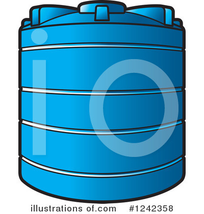 Water Tank Clipart  1242358 By Lal Perera   Royalty Free  Rf  Stock