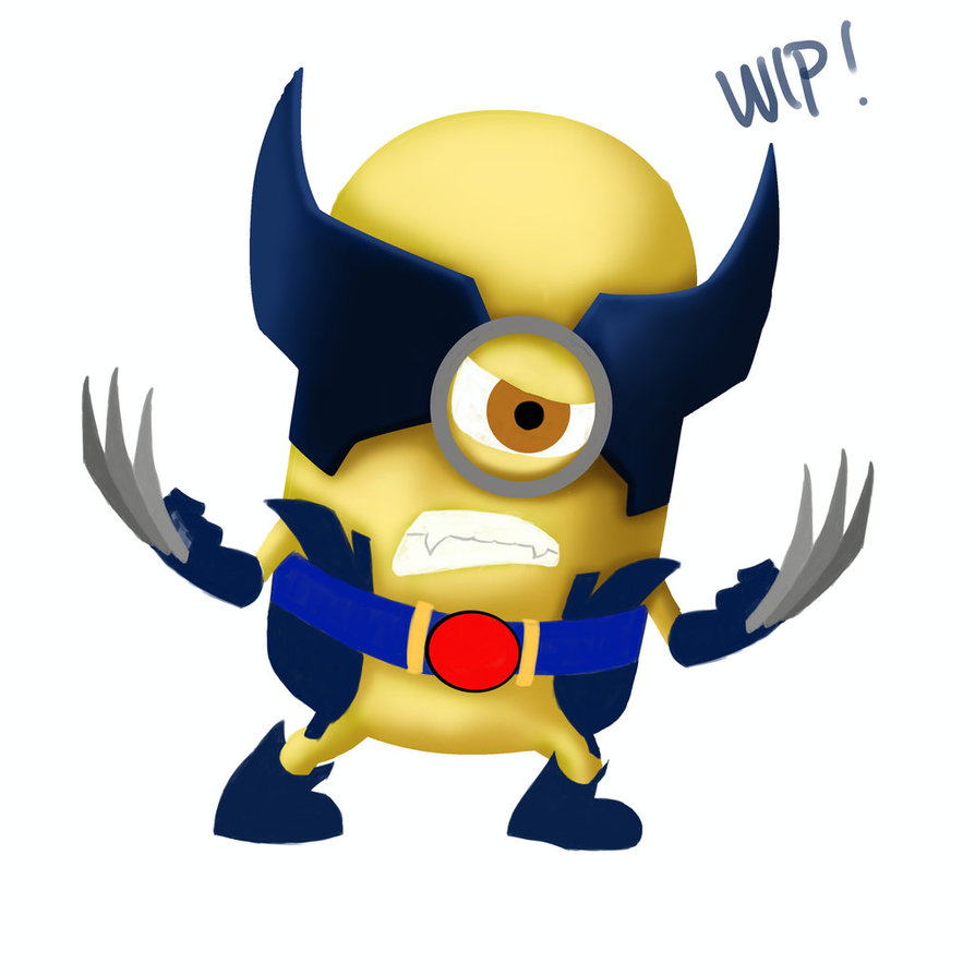 Wip Minion Wolverine By Cloelali11 On Deviantart