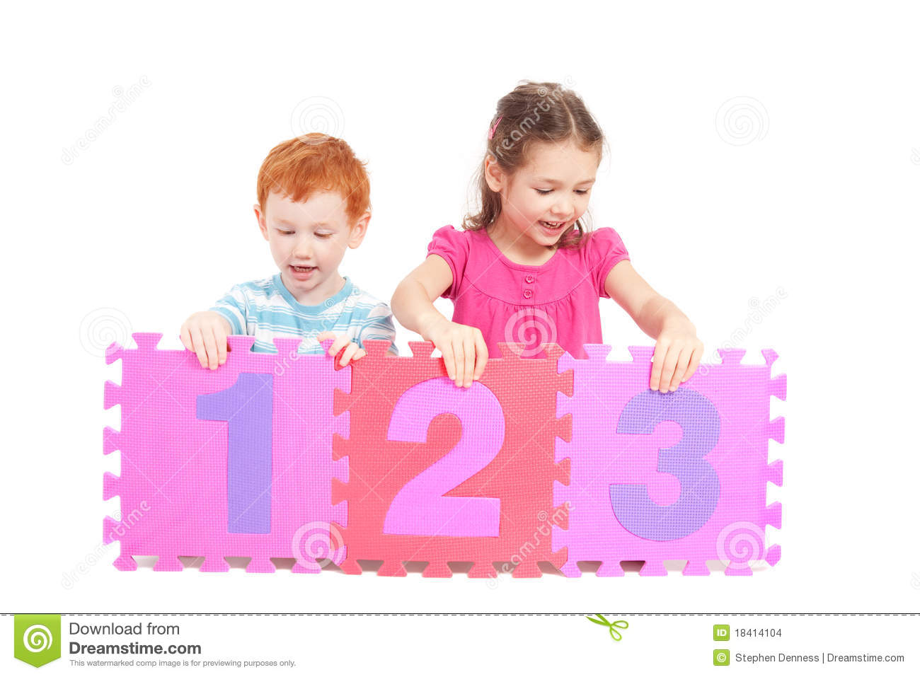 123 Blocks Clipart Kids Counting 123 With Number