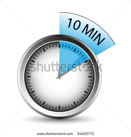 30 Minute Timer Clipart Timer Of 10 Minutes   Vector