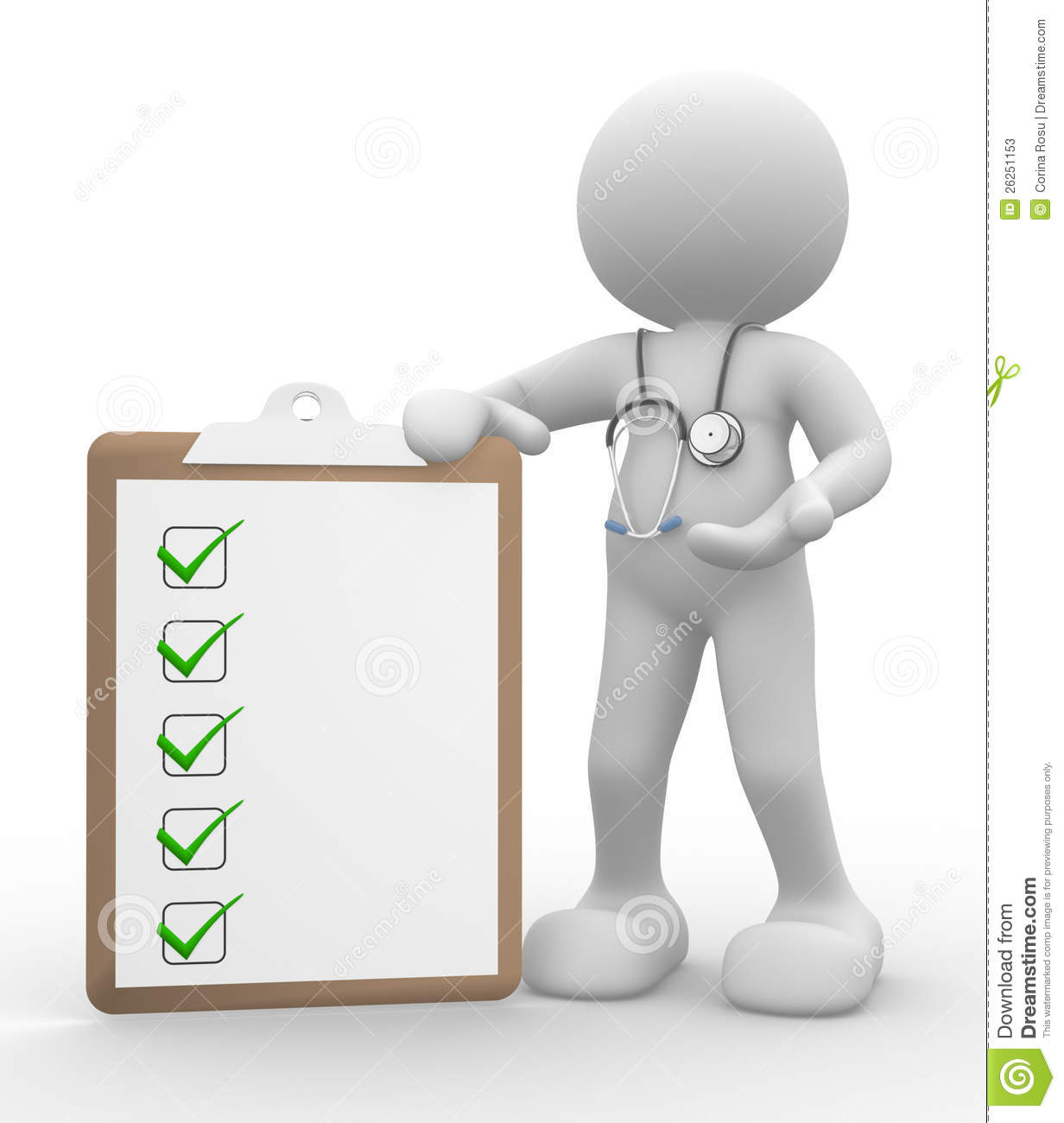 3d People   Man Person With Clipboard And A Stethoscope  Doctor With    