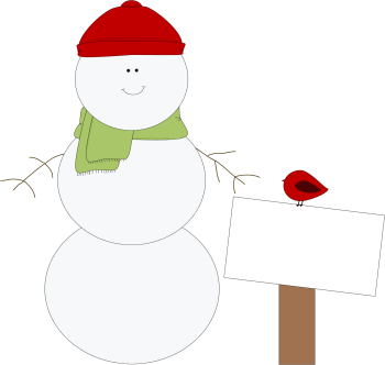 Art   Holiday Clip Art   Christmas Clip Art   Christmas Snowman Sign