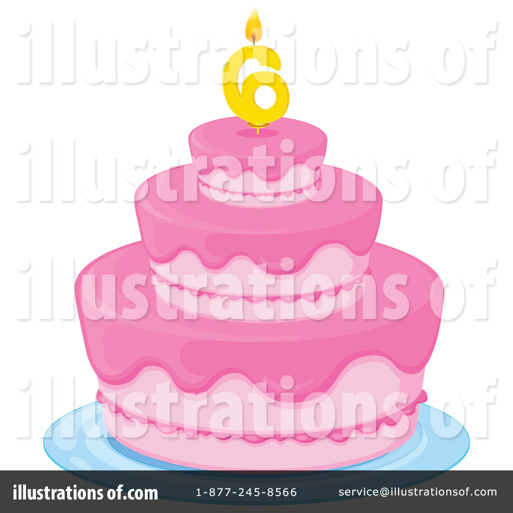 Birthday Cake Clipart  1140781 By Colematt   Royalty Free  Rf  Stock