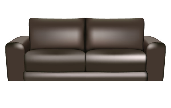 Brown Leather Sofa Clip Arts Clip Art   Clipartlogo Com