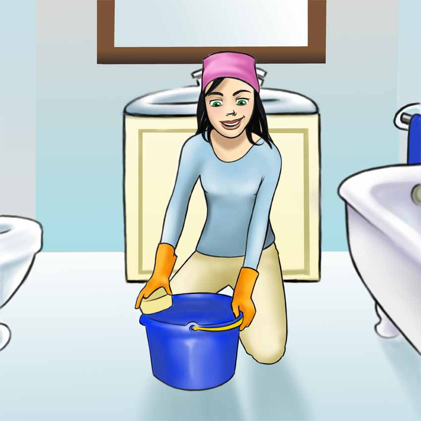 Cleaning Bathroom  Bathroom Cleaning Checklist  An Aid For    
